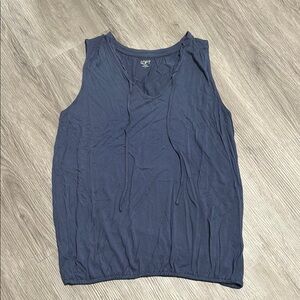 LOFT Women's Blue Sleeveless Top